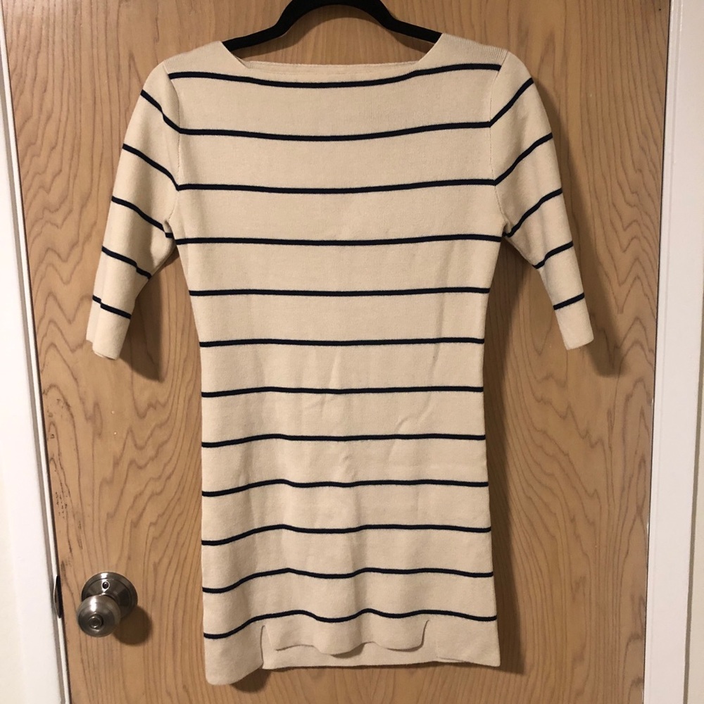 Nava | Striped Short Sleeve Mini Dress